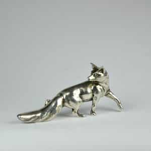 divine style french antiques bronze figurine fox