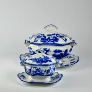 divine style french antiques johnston & vieillard 1850s faience tureens