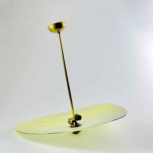 Vintage Flying Saucer Light 1950s Modernist French