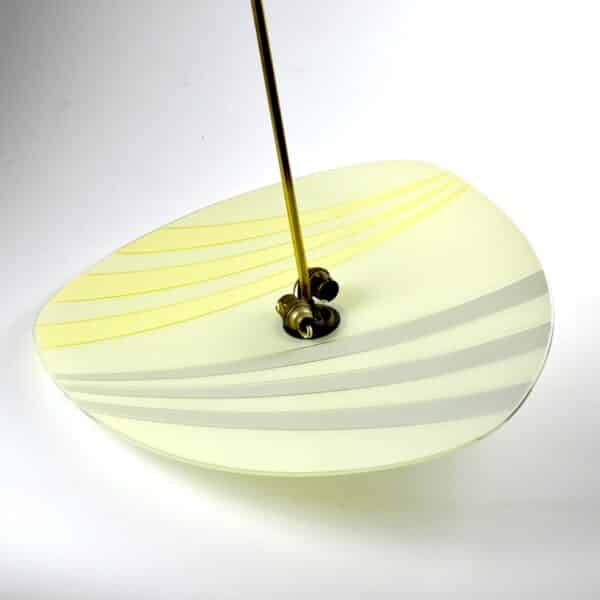 Vintage Flying Saucer Light 1950s Modernist French