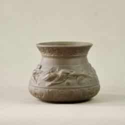 divine style french antiques sarreguemines terre d'égypte vase art nouveau 4
