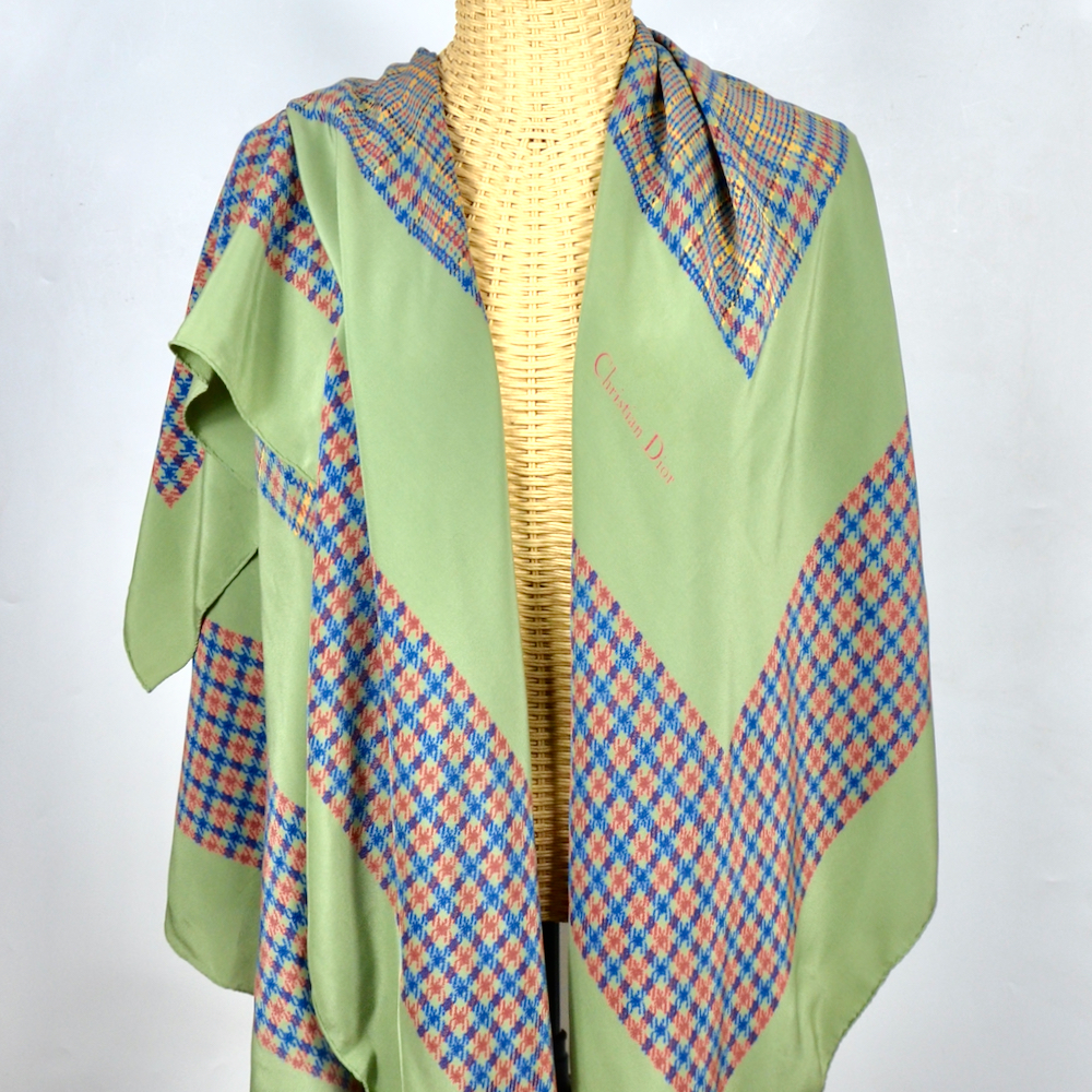 Jean-Louis Scherrer silk shawl, 43 scarf