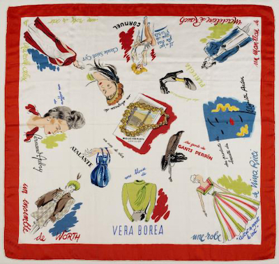 A little history of the French designer silk scarf - Divine Style French  Antiques