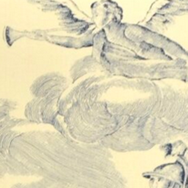 18th century Toile de Jouy Homage de l’Amérique à la France antique French textile panel 1783600