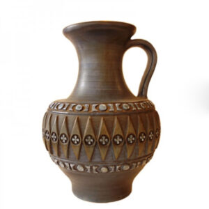 jean de lespinasse vase french mid century pottery ceramic