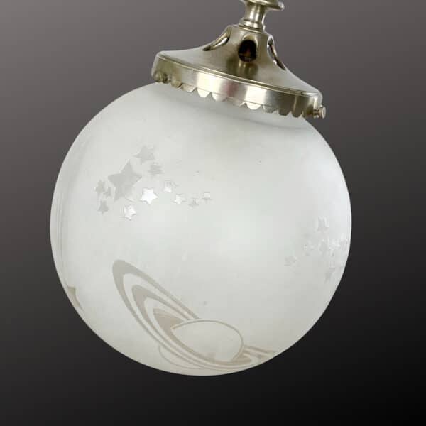 Deveau French art deco light globe shade