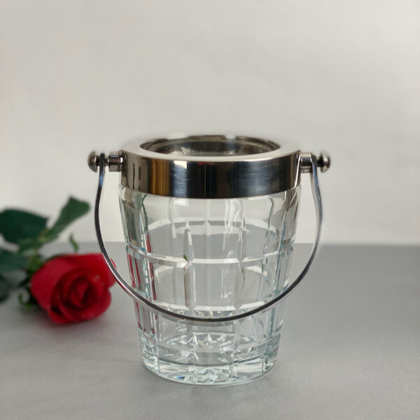 Art Deco Crystal ice bucket hallmarked Louis Coignet 1920