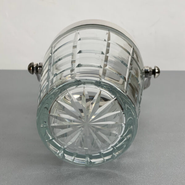 Art Deco Crystal ice bucket hallmarked Louis Coignet 1920