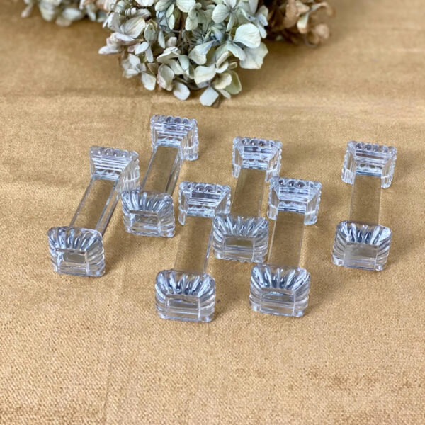 Set of 6 French Antique French Baccarat Crystal Knife Rests